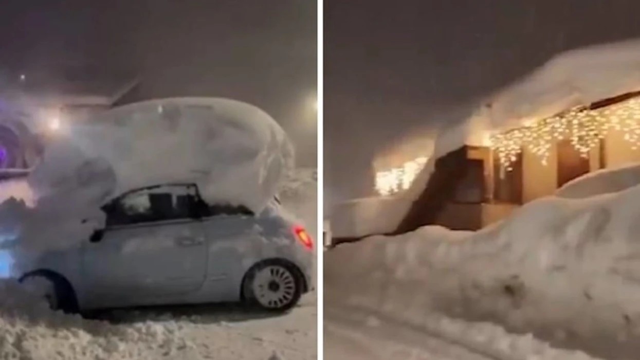 “Njerëzit gërmojnë tunele për në shtëpi”, pamje të pabesueshme nga stuhia e borës në Itali (VIDEO)