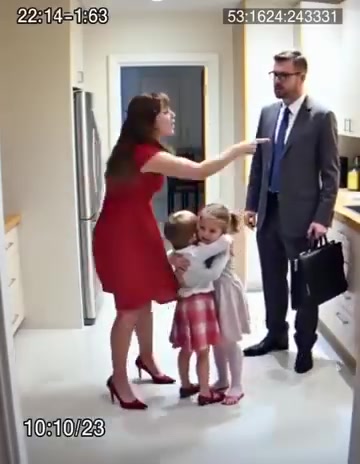Vajza e vogël qau dhe iu lut njerkës së saj: “Mos na lëndo.” Papritmas, babai i saj milioner bëri diçka të pabesueshme…