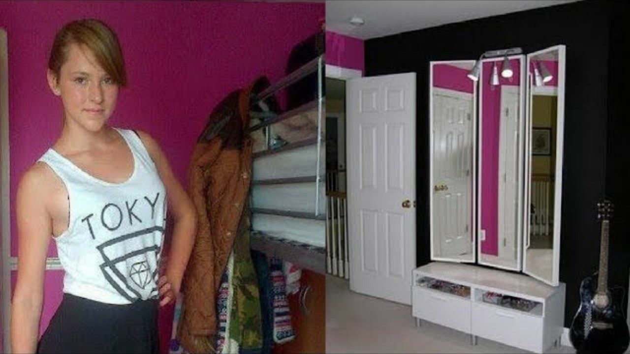 Babai pastron dhomën e vajzës së tij të vdekur, lëviz pasqyrën dhe nuk i mban dot lotët.. (VIDEO)