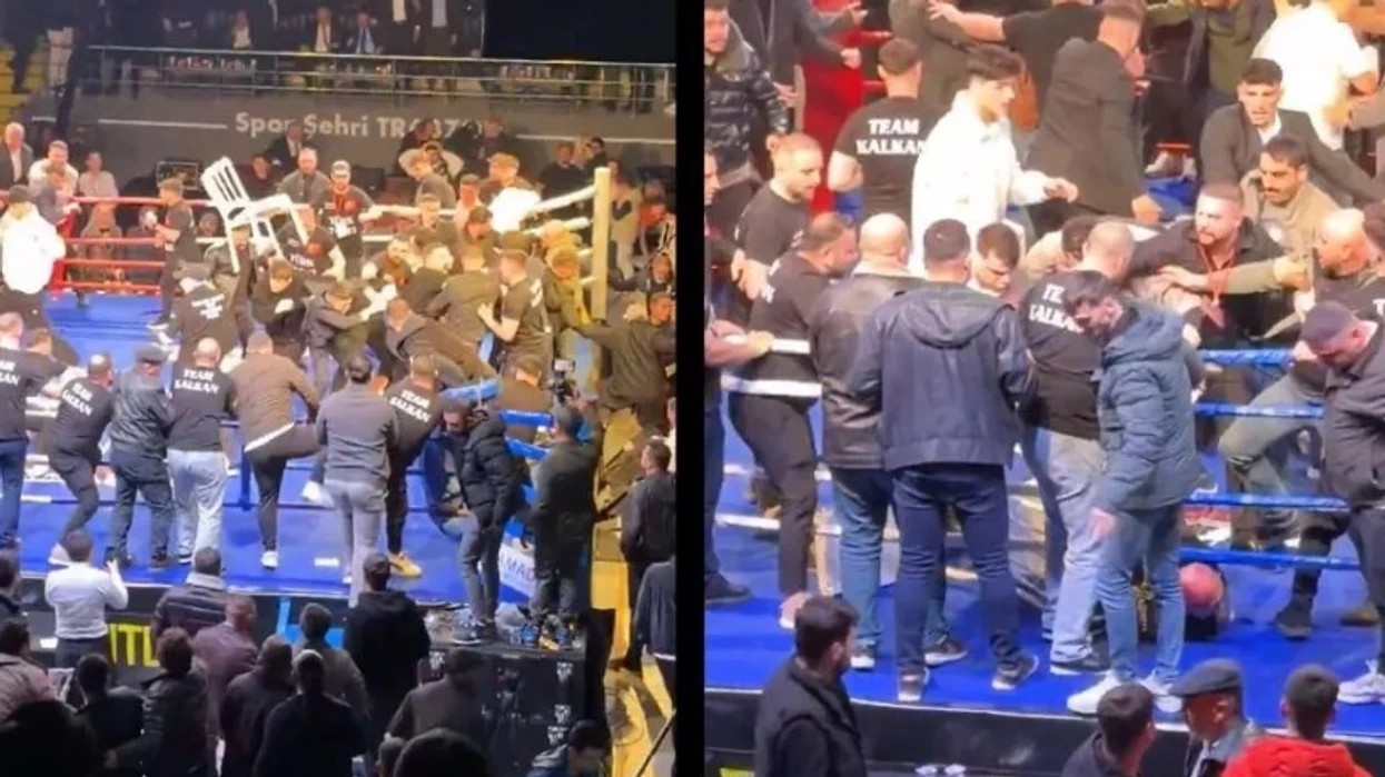 Skena të çmendura në Turqi:Ja momenti kur Tifozët hynë në ring dhe e rrahin brutalisht boksierin rus (VIDEO)